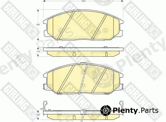 Girling 6132979 — Brake Pad Set, disc brake
