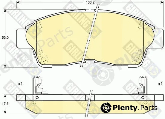 Girling 6111439 — Brake Pad Set, disc brake