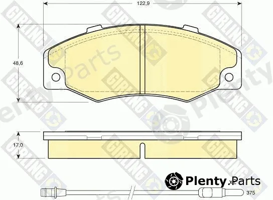 Girling 6109033 — Brake Pad Set, disc brake