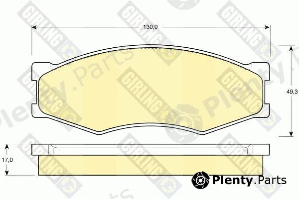 Girling 6103189 — Brake Pad Set, disc brake