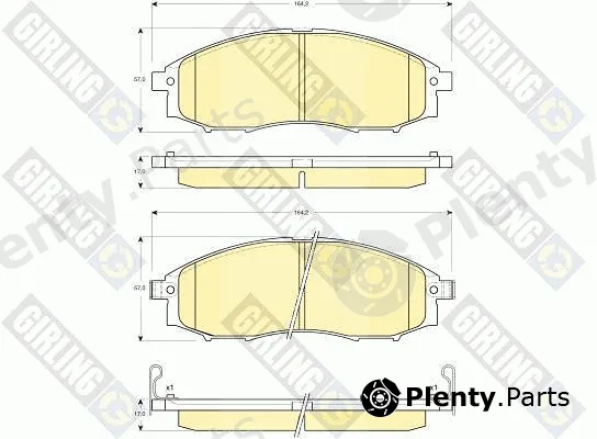 Girling 6133409 — Brake Pad Set, disc brake