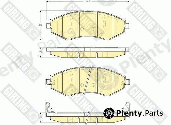 Girling 6133479 — Brake Pad Set, disc brake