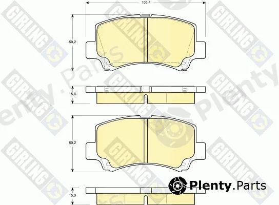 Girling 6132219 — Brake Pad Set, disc brake