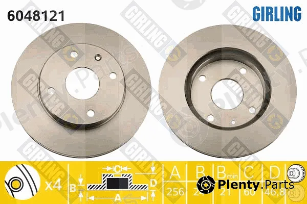 Girling 6048121 — Brake Disc