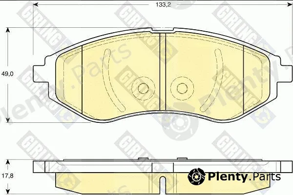 Girling 6133309 — Brake Pad Set, disc brake