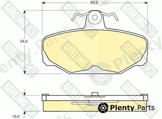Girling 6104721 — Brake Pad Set, disc brake