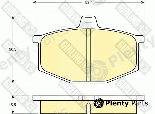 Girling 6104051 — Brake Pad Set, disc brake