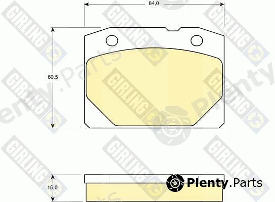 Girling 6101403 — Brake Pad Set, disc brake