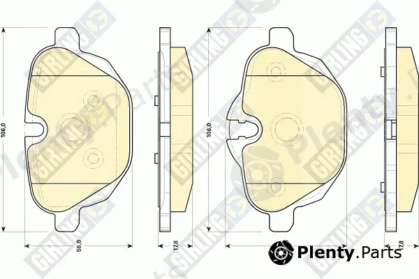 Girling 6118404 — Brake Pad Set, disc brake