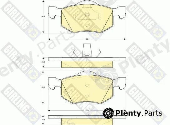 Girling 6114972 — Brake Pad Set, disc brake