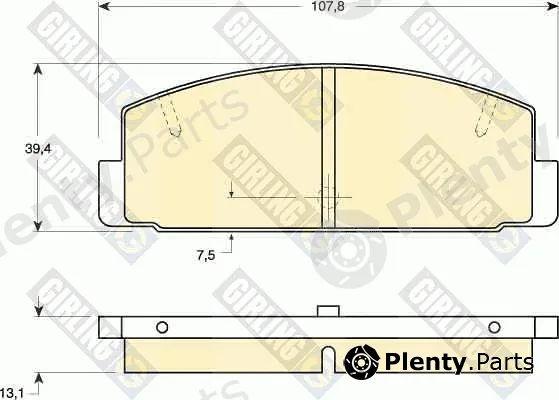 Girling 6110279 — Brake Pad Set, disc brake