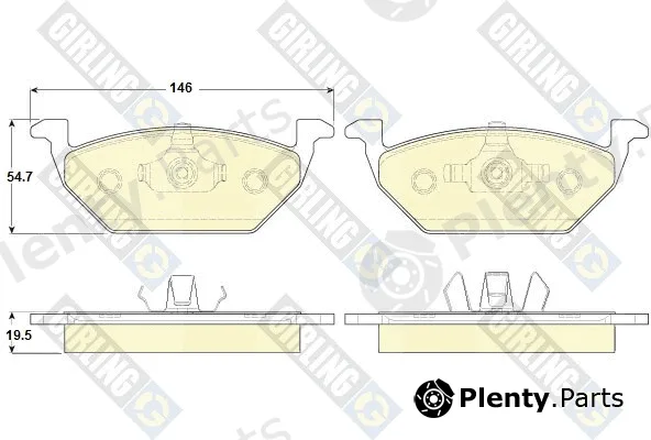 Girling 6119842 — Brake Pad Set, disc brake