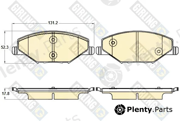 Girling 6120271 — Brake Pad Set, disc brake