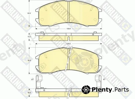 Girling 6109819 — Brake Pad Set, disc brake