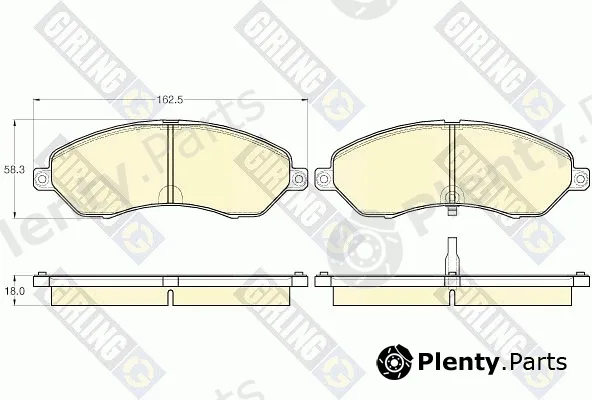 Girling 6135646 — Brake Pad Set, disc brake