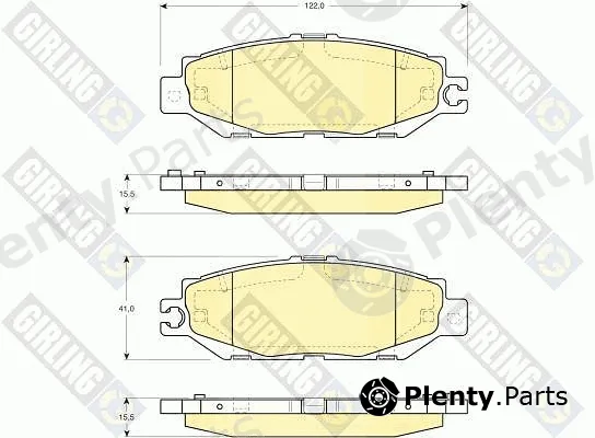 Girling 6112409 — Brake Pad Set, disc brake