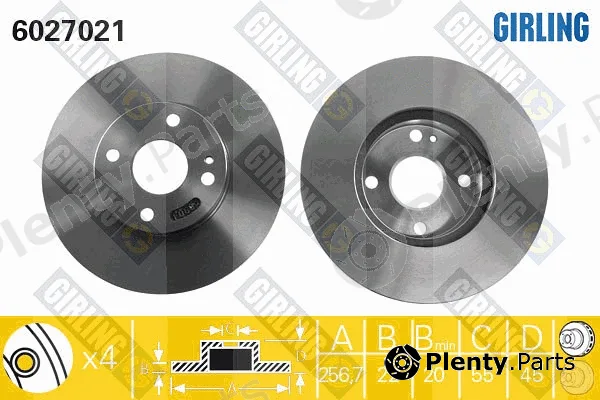 Girling 6027021 — Brake Disc