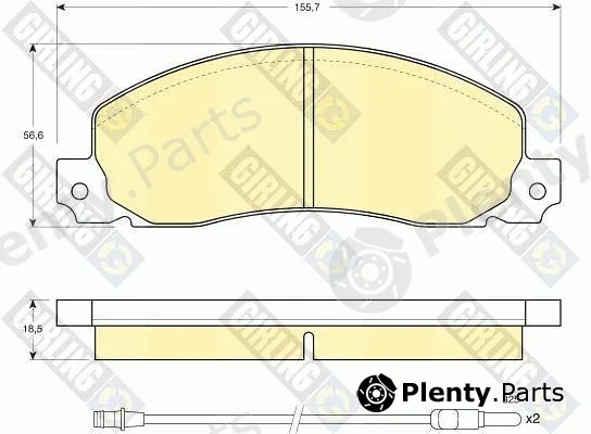 Girling 6103443 — Brake Pad Set, disc brake