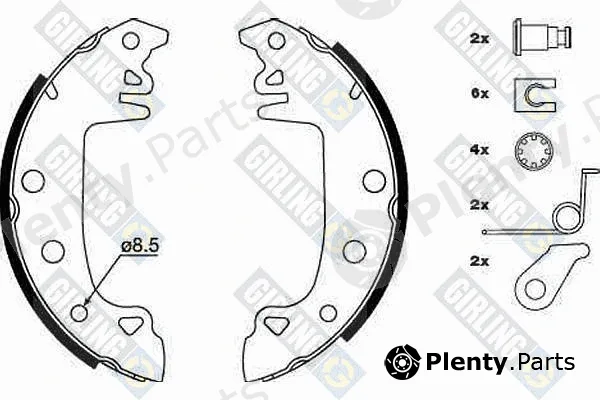 Girling 5183153 — Brake Shoe Set
