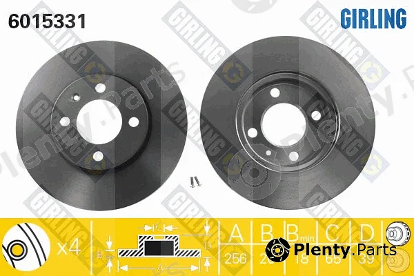 Girling 6015331 — Brake Disc