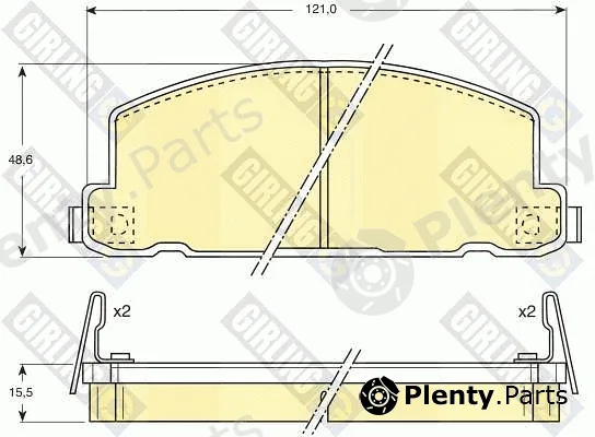 Girling 6107499 — Brake Pad Set, disc brake