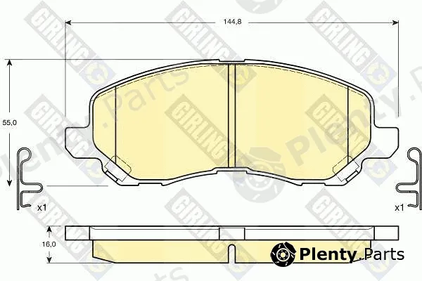 Girling 6132879 — Brake Pad Set, disc brake