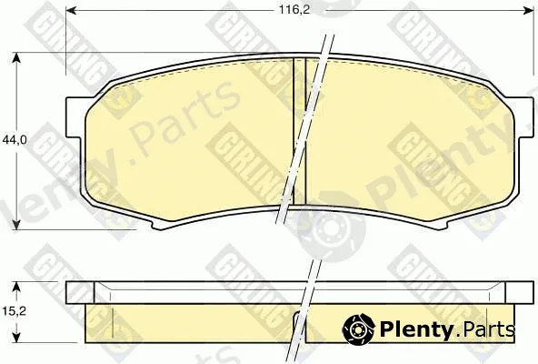 Girling 6111829 — Brake Pad Set, disc brake