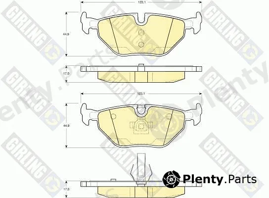 Girling 6113442 — Brake Pad Set, disc brake