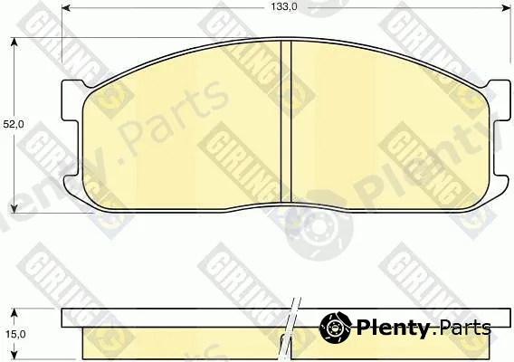 Girling 6109839 — Brake Pad Set, disc brake