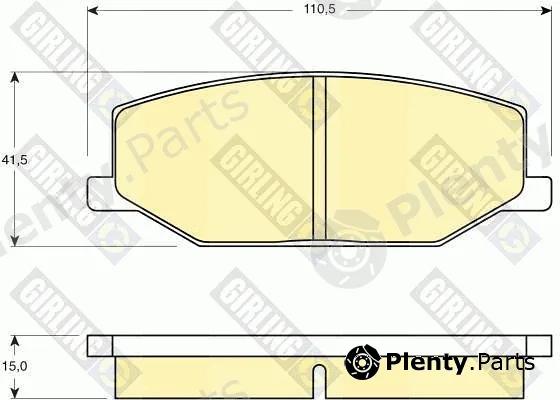 Girling 6103839 — Brake Pad Set, disc brake
