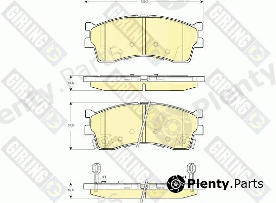 Girling 6132859 — Brake Pad Set, disc brake