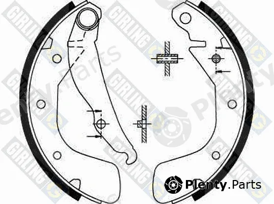Girling 5185439 — Brake Shoe Set