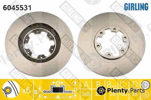 Girling 6045531 — Brake Disc