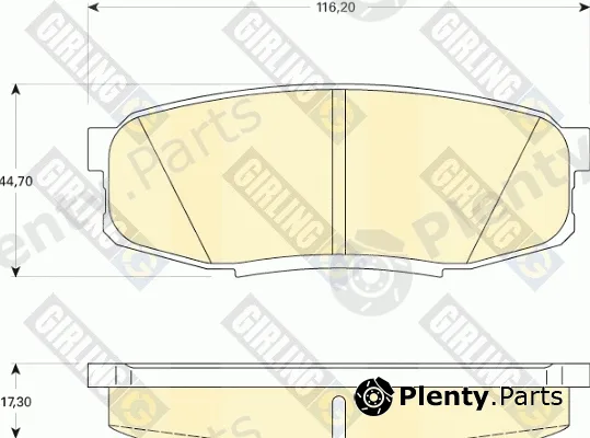 Girling 6134919 — Brake Pad Set, disc brake