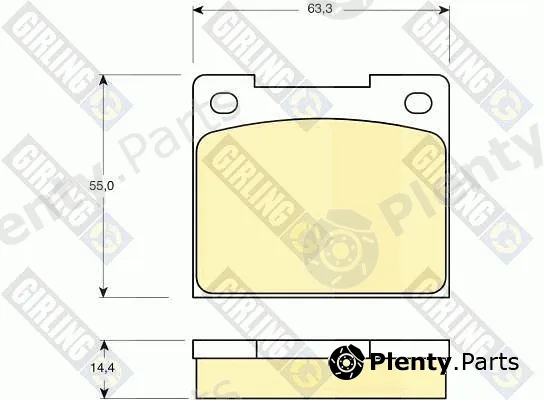 Girling 6105331 — Brake Pad Set, disc brake