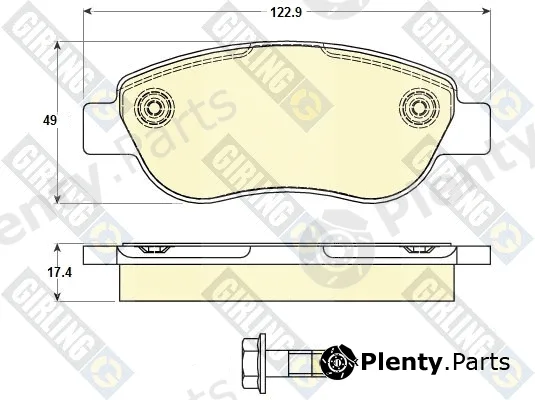 Girling 6120083 — Brake Pad Set, disc brake