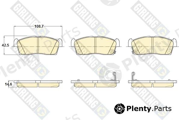 Girling 6119409 — Brake Pad Set, disc brake