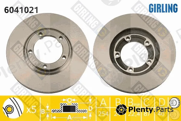Girling 6041021 — Brake Disc