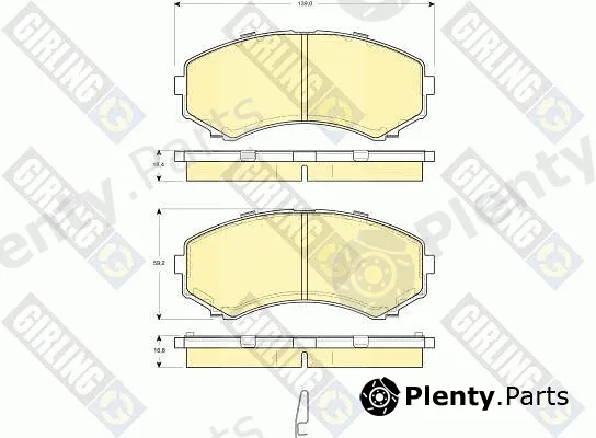 Girling 6132549 — Brake Pad Set, disc brake