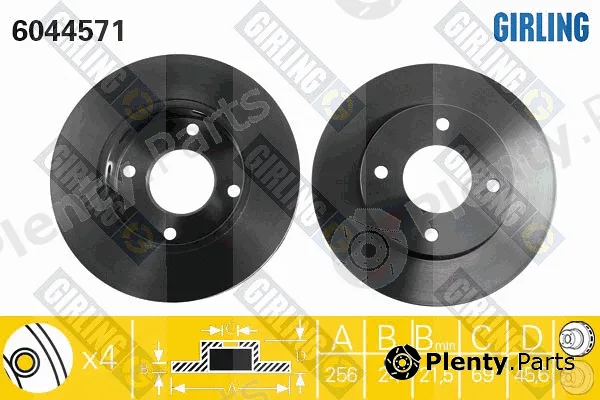 Girling 6044571 — Brake Disc