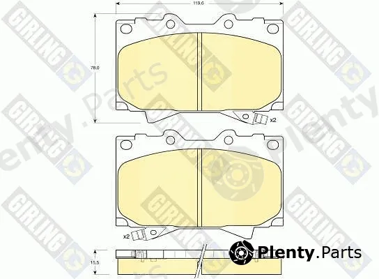 Girling 6131979 — Brake Pad Set, disc brake