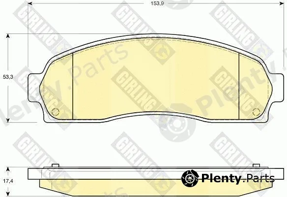 Girling 6141319 — Brake Pad Set, disc brake