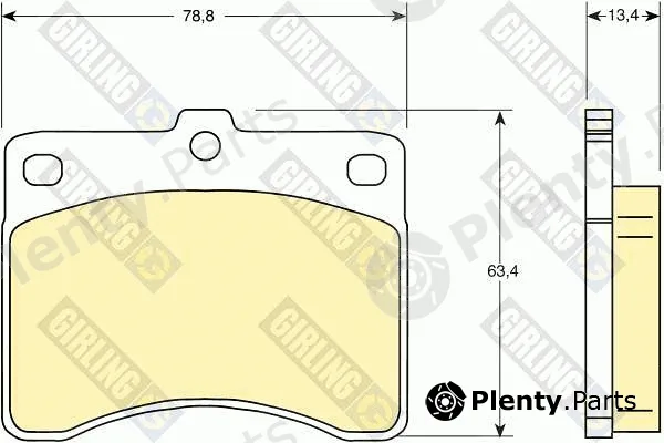 Girling 6107369 — Brake Pad Set, disc brake
