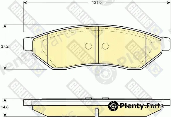 Girling 6133469 — Brake Pad Set, disc brake