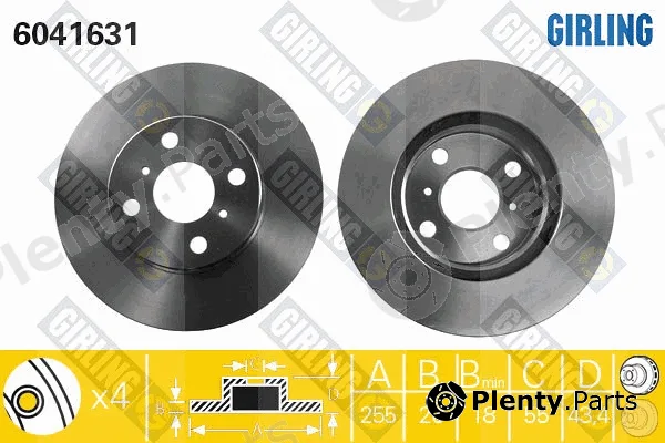 Girling 6041631 — Brake Disc