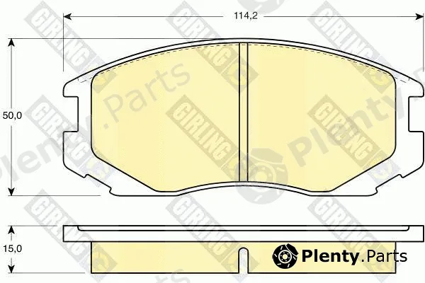 Girling 6130469 — Brake Pad Set, disc brake