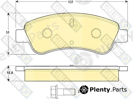 Girling 6114634 — Brake Pad Set, disc brake