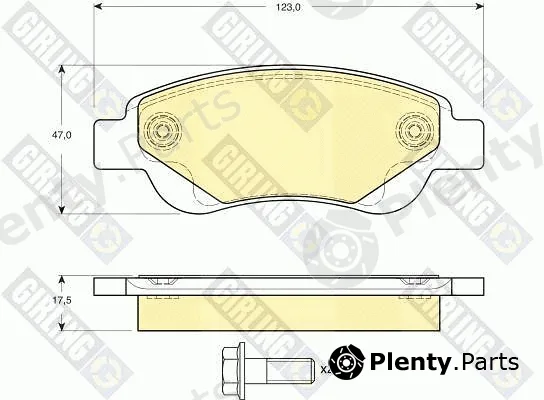 Girling 6116334 — Brake Pad Set, disc brake