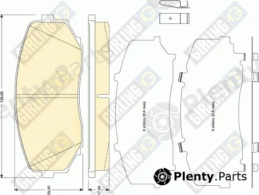 Girling 6134719 — Brake Pad Set, disc brake