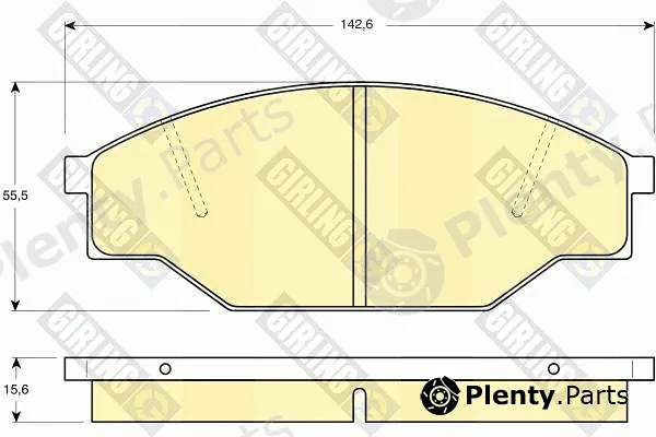 Girling 6103519 — Brake Pad Set, disc brake